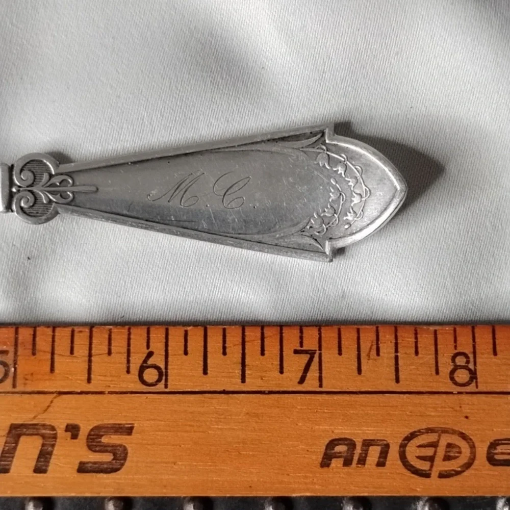1847  Rogers.Bro.x11 Engraved Silver Plated Fork